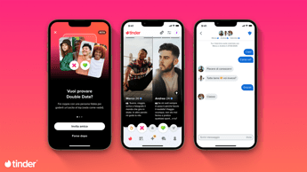 Tinder introduce Double Date il dating come esperienza condivisa Tinder introduce Double Date il dating come esperienza condivisa