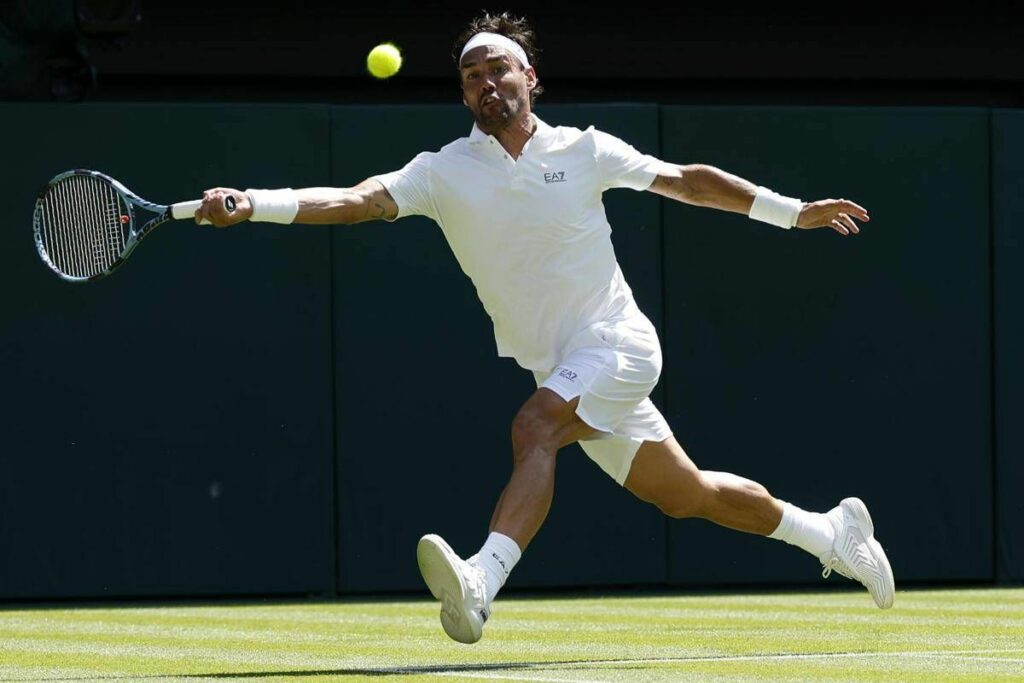 Wimbledon Fognini lotta con Alcaraz azzurro battuto al quinto set Wimbledon Fognini lotta con Alcaraz azzurro battuto al quinto set