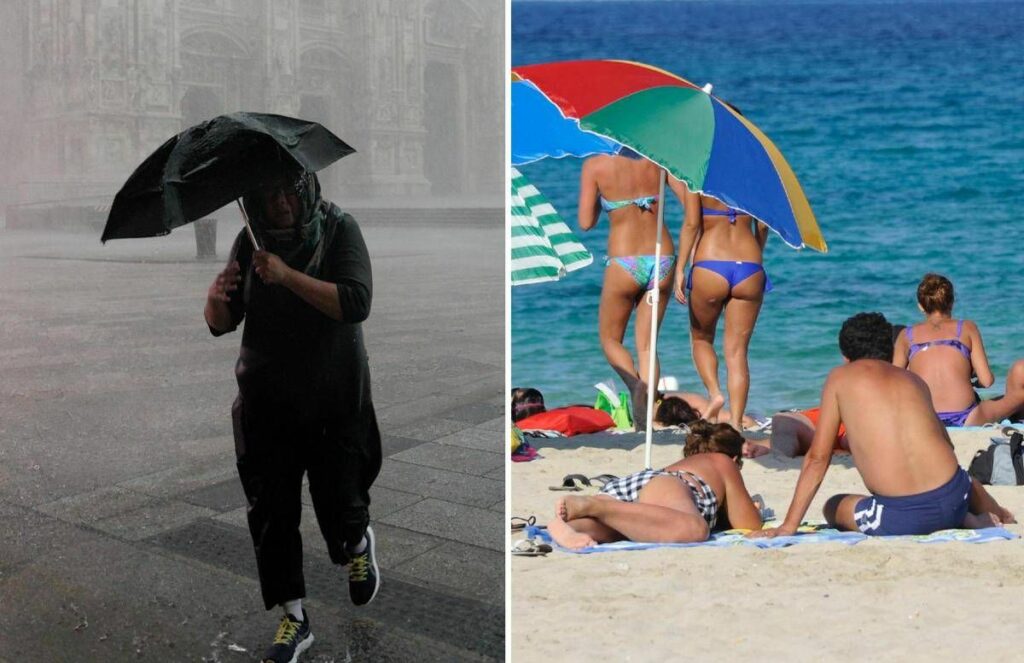 Caldo africano sotto attacco ecco temporali grandinate e calo temperature Caldo africano sotto attacco ecco temporali grandinate e calo temperature