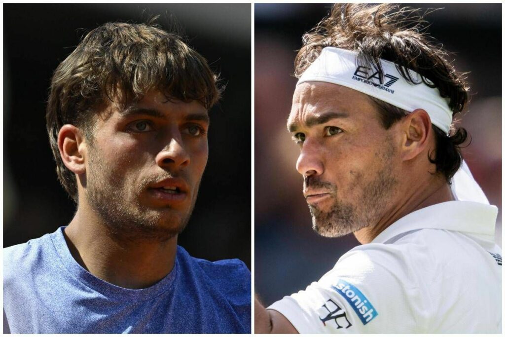 Flavio Cobolli ai quarti di finale di Wimbledon Fognini esulta Daje Pischello Flavio Cobolli ai quarti di finale di Wimbledon Fognini esulta Daje Pischello