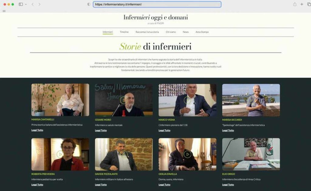 La storia dItalia raccontata dagli infermieri e online portale a cura di Fnopi La storia dItalia raccontata dagli infermieri e online portale a cura di Fnopi