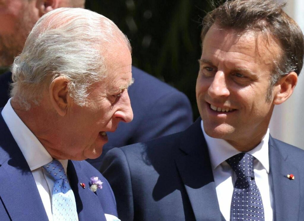 Re Carlo a Macron Affrontiamo sfide insieme come alleati e amici Re Carlo a Macron Affrontiamo sfide insieme come alleati e amici