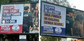 Roma Lega contro il Campidoglio Censura nostri manifesti su decreto sicurezza