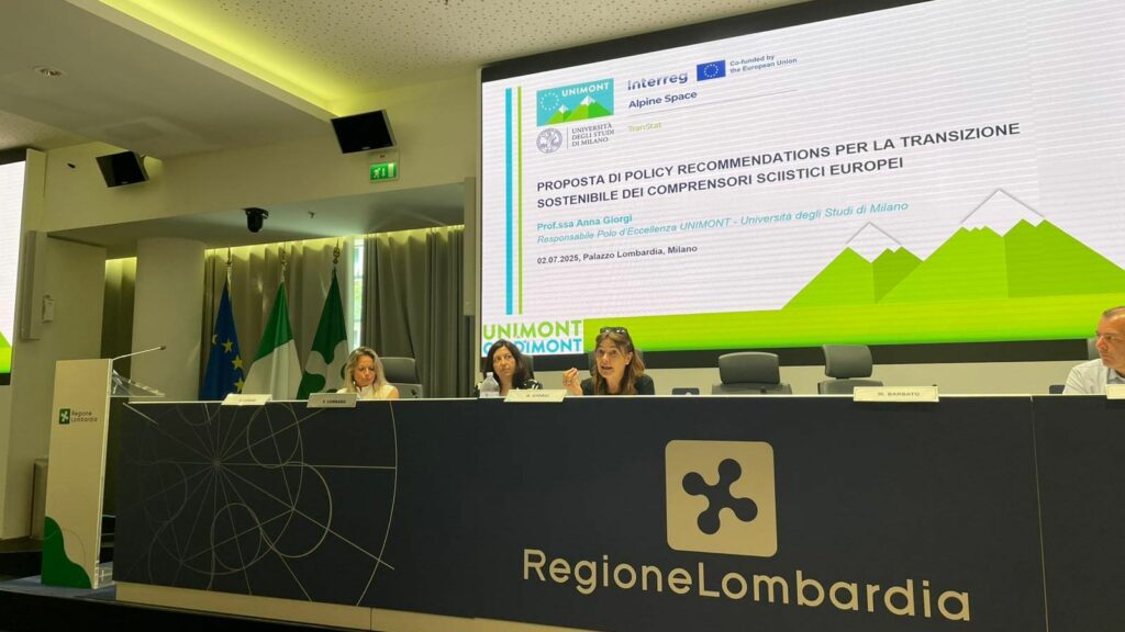 UNIMONT e Regione Lombardia insieme per un futuro sostenibile del turismo invernale UNIMONT e Regione Lombardia insieme per un futuro sostenibile del turismo invernale