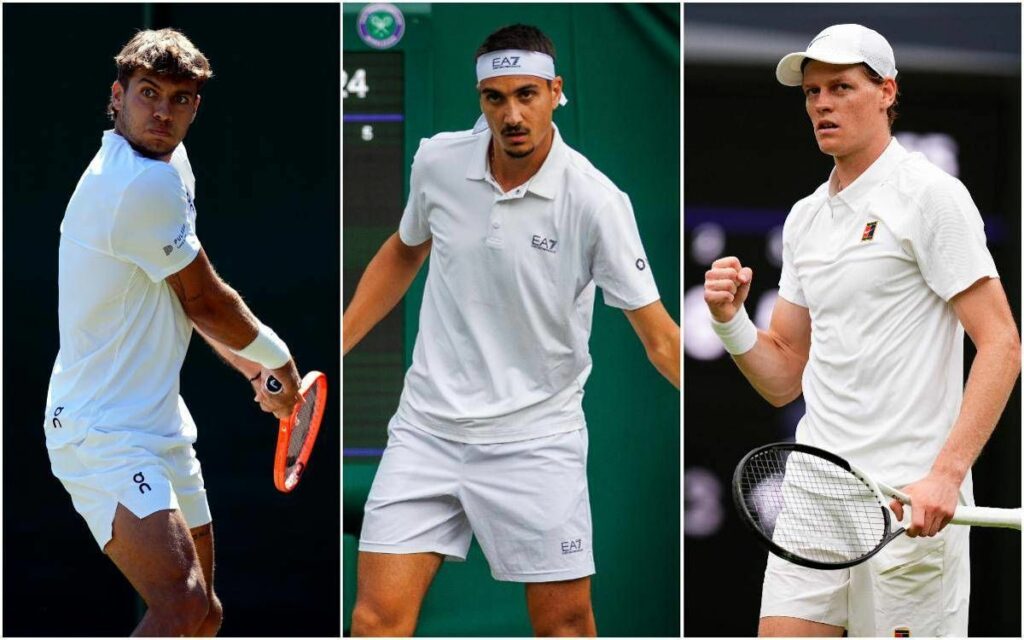 Wimbledon 2025 Italia da record. Da Sinner a Sonego sara lunedi da sogno agli ottavi Wimbledon 2025 Italia da record. Da Sinner a Sonego sara lunedi da sogno agli ottavi