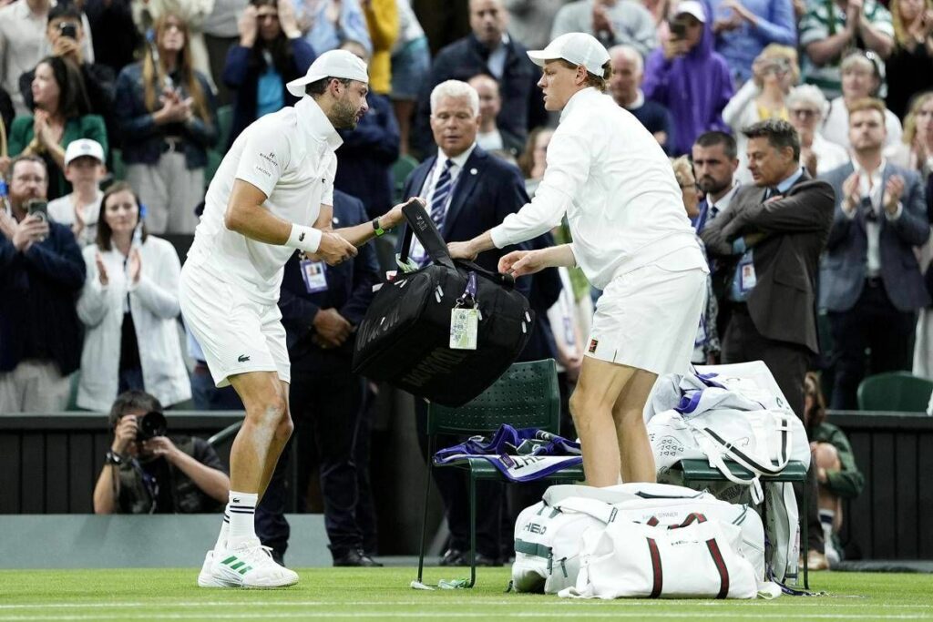 Wimbledon Sinner e il ritiro di Dimitrov E un momento triste non una vittoria Wimbledon Sinner e il ritiro di Dimitrov E un momento triste non una vittoria