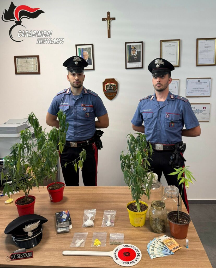 02.08.25 Stezzano. Arresto per detenzione ai fini di spaccio foto