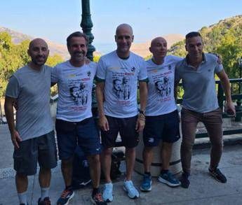 Guardiola pallegrinaggio al Santuario di Santa Rosalia e omaggio a Falcone e Borsellino Guardiola pallegrinaggio al Santuario di Santa Rosalia e omaggio a Falcone e Borsellino