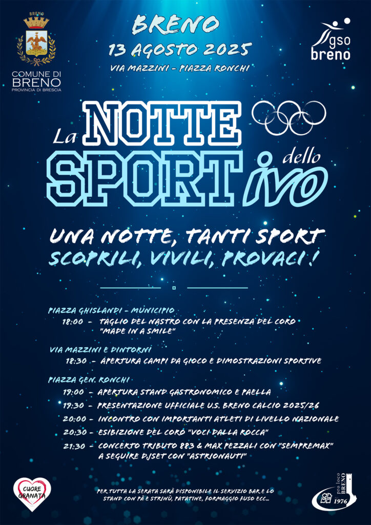 NOTTE DELLO SPORT NOTTE DELLO SPORT
