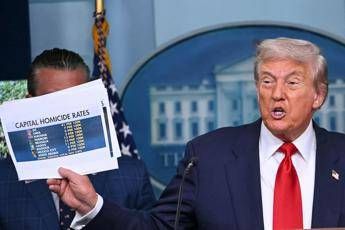 Trump annuncia le misure anti crimine per Washington Ci riprenderemo la capitale